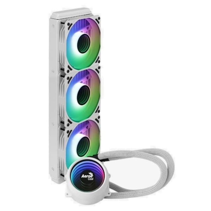 AEROCOOL MIRAGE L360 WHITE ARGB LIQUID AIO CPU WATER COOLER PROCESSOR