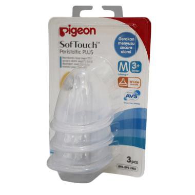 Pigeon Nipple Wide Neck Peristaltic Plus Blister isi 3