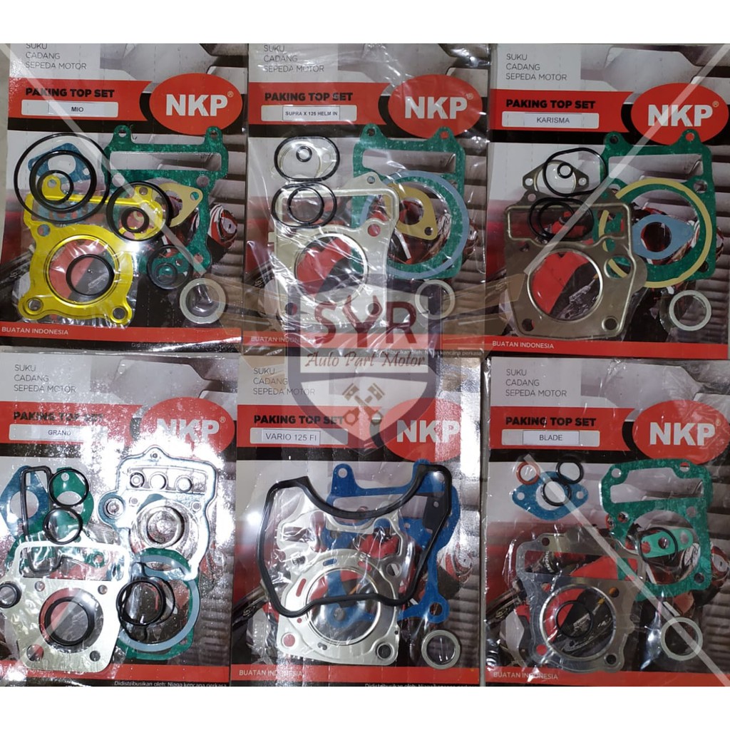 PACKING HEAD PAKING HEAD TOP SET NKP VARIO,JUPITER,MIO, VIXION BLADE, MIO J,BEAT, SATRIA FU DLL