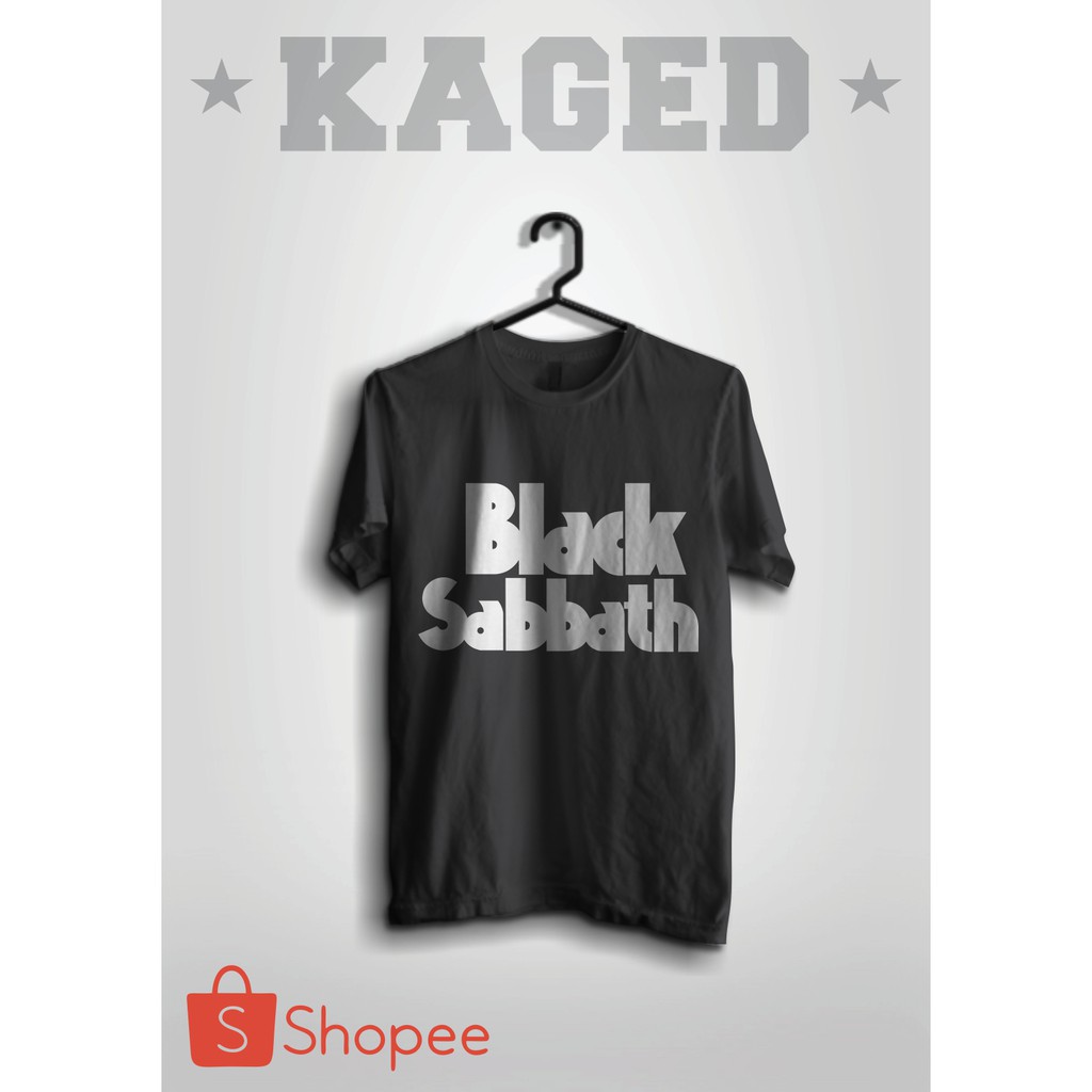 Kaos Band Black Sabbath 2 #Hitam/Black Kaos Black Sabbath, Kaos Black Sabat