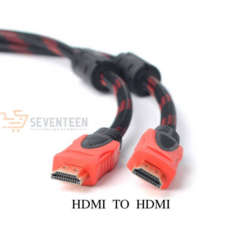 SEVENTEEN KABEL HDMI TV KABEL HDMI KOMPUTER KABEL HDMI LAPTOP 1.5M 3M 5M KABEL HDMI TO HDMI 1.5 METER