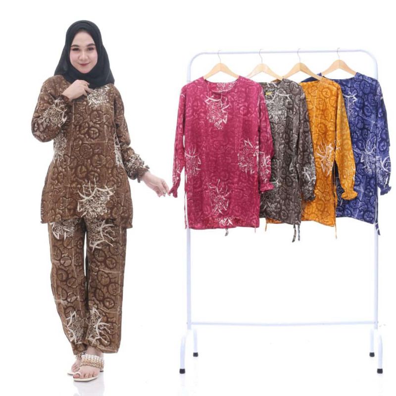 SETELAN RAYON BUSUI PREMIUM LD 110 TERLARIS FELLO ONE SET RAYON ANJANI ONE SET