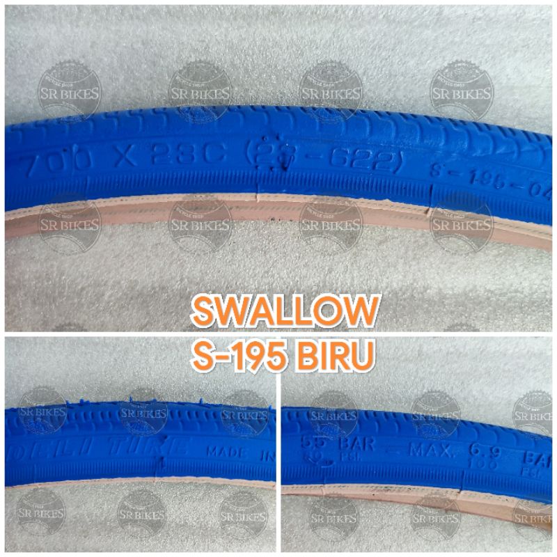 Ban Luar 700 x 23c Sepeda Fixie Pixy Roadbike SWALLOW / LUCKY STONE