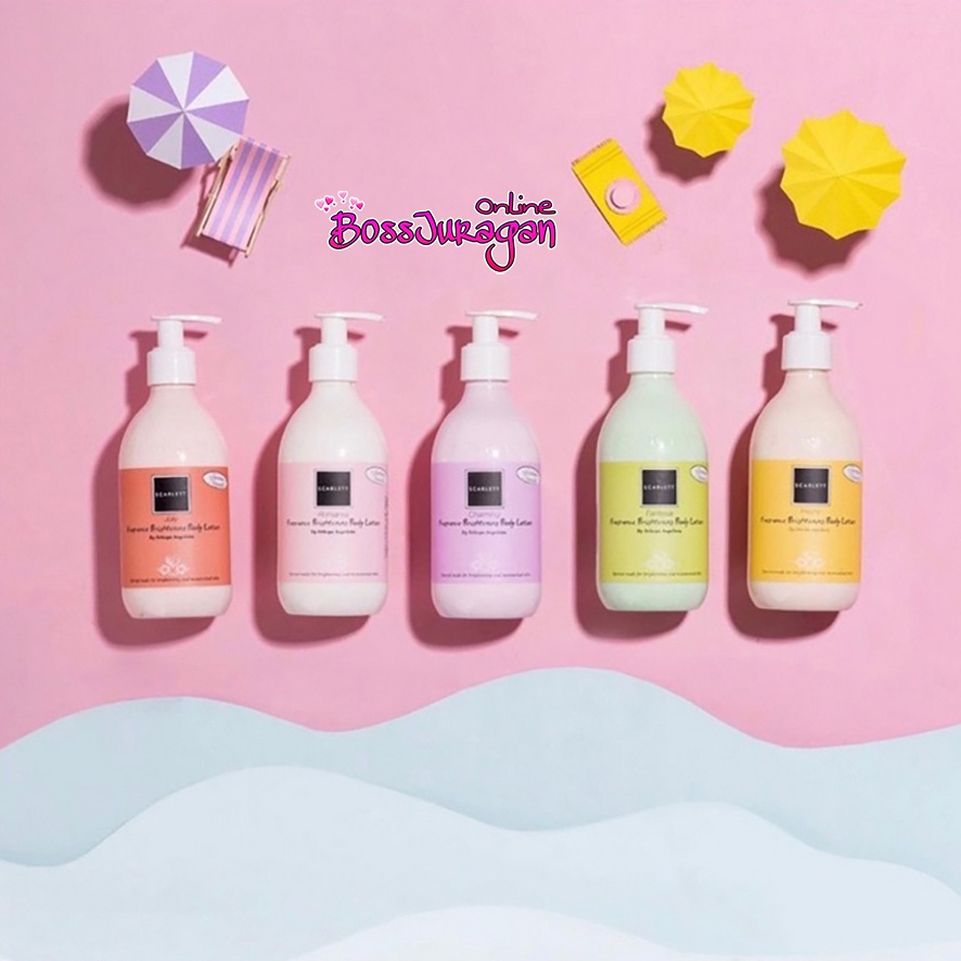 (BOSS) SCARLETT Whitening Body Lotion Series - Scarlett Romansa | Charming | Freshy | Fantasia | Jolly