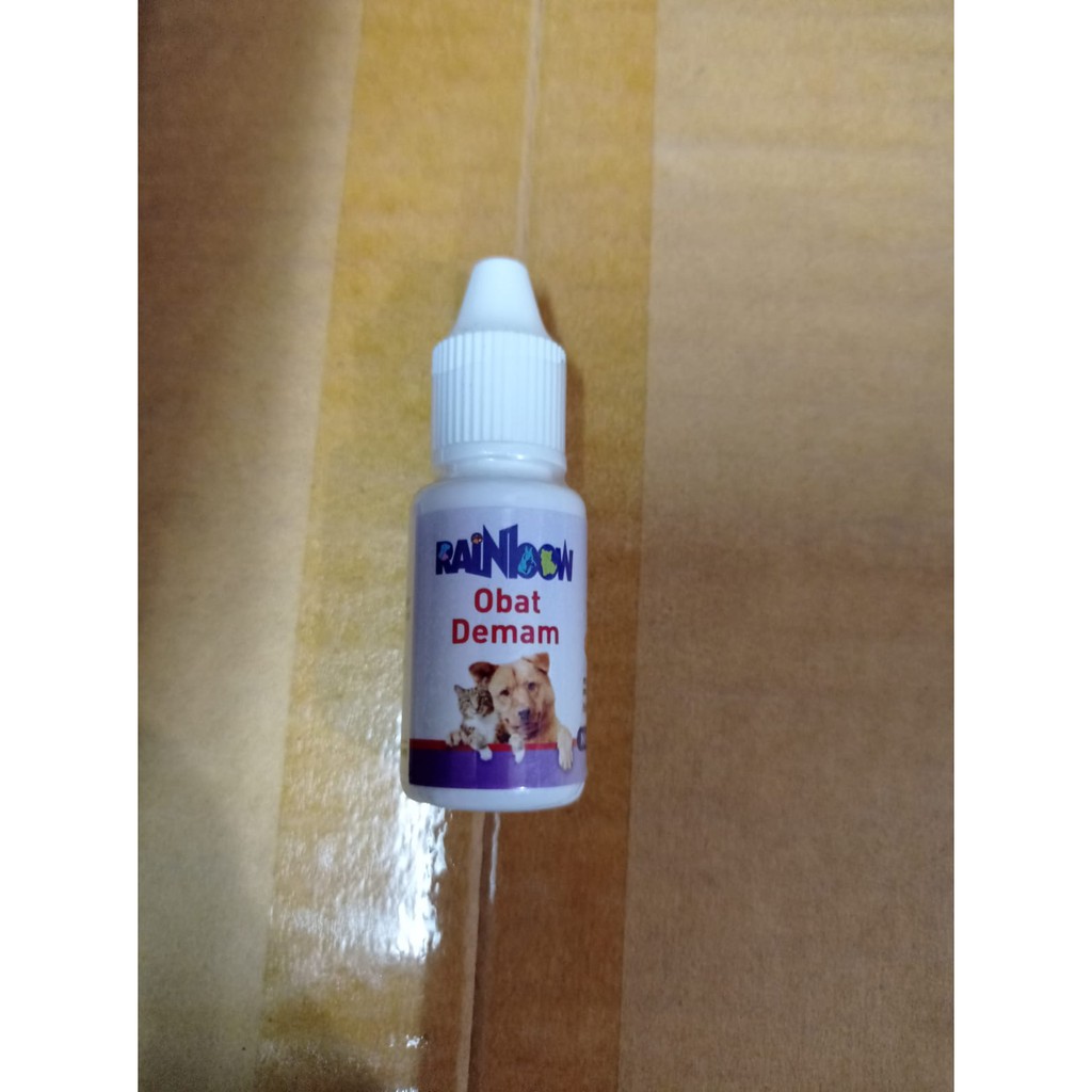 Obat demam untuk Kucing Anjing Rainbow - 8ml