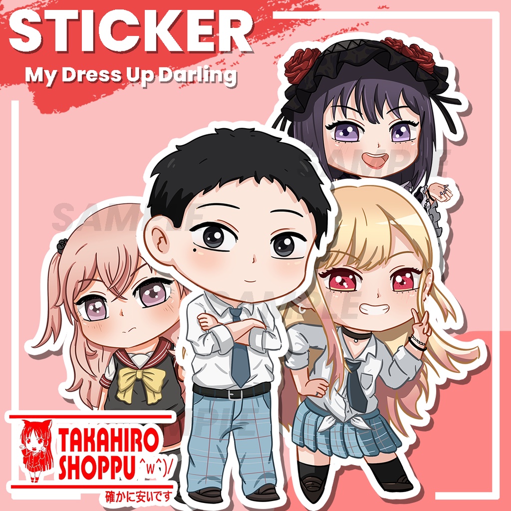 

Sticker Cutting Series My Dress-up Darling/Sono Bisque Doll Wa Koi Wo Suru Putih/Hologram COD