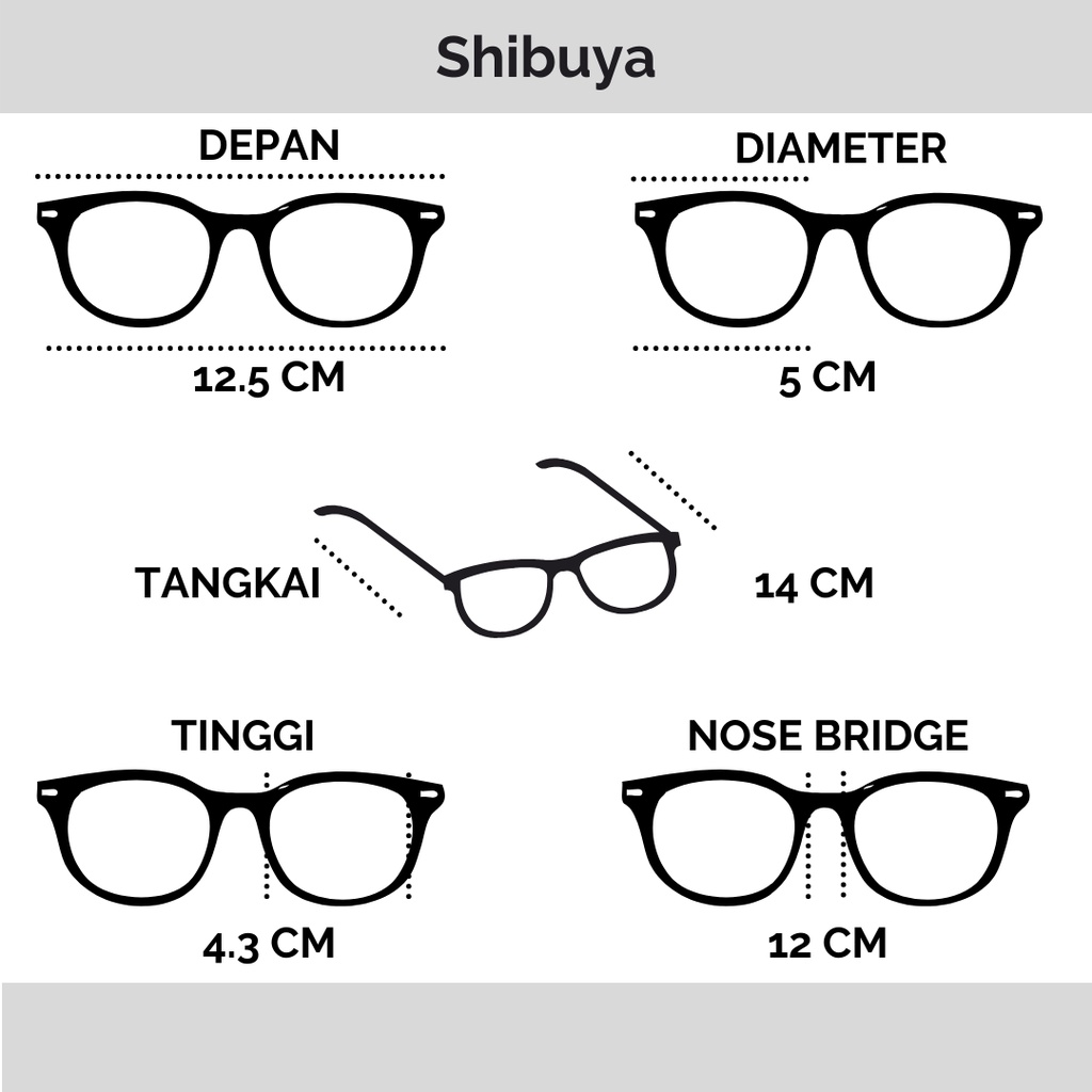 Flavia Eyewear - Kacamata Shibuya Square Elastic (custom minus, photochromic, blueray, bluechromic dan photobrown)