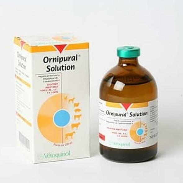 ornipural solution 100 ml vetoquinol anjing dan kucing