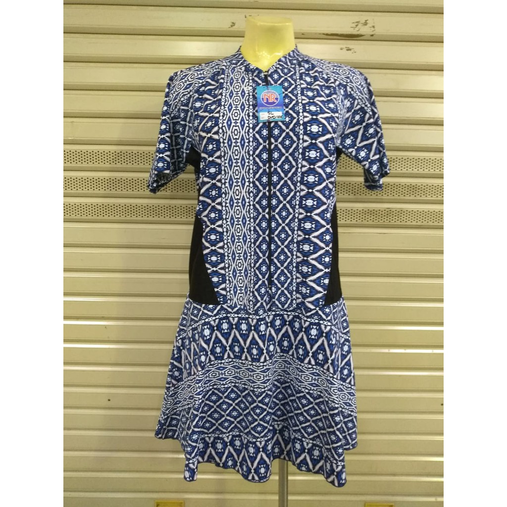 Baju Renang Wanita ukuran besar jumbo diving rok polos 4L Baju Renang Wanita ukuran besar jumbo diving rok polos 4L