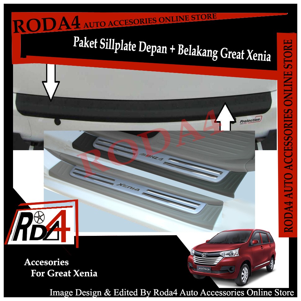 Paket Sillplate - Sill Plate Samping Belakang All New - Great Xenia