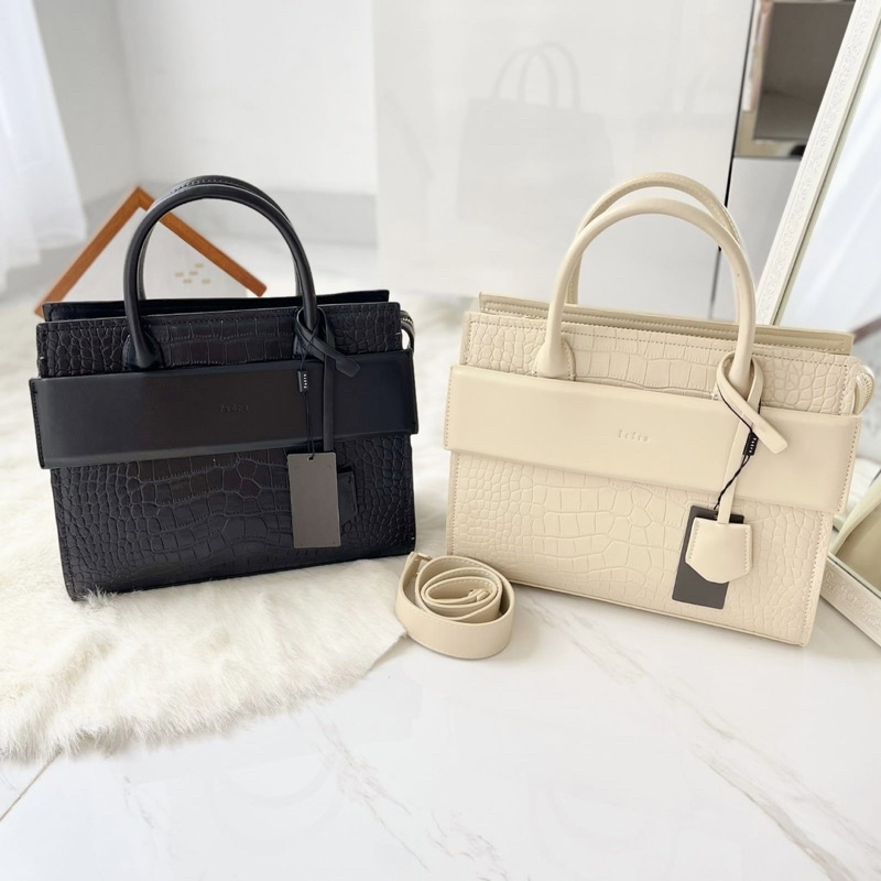 PEDRO - Croco Top Handle Bag