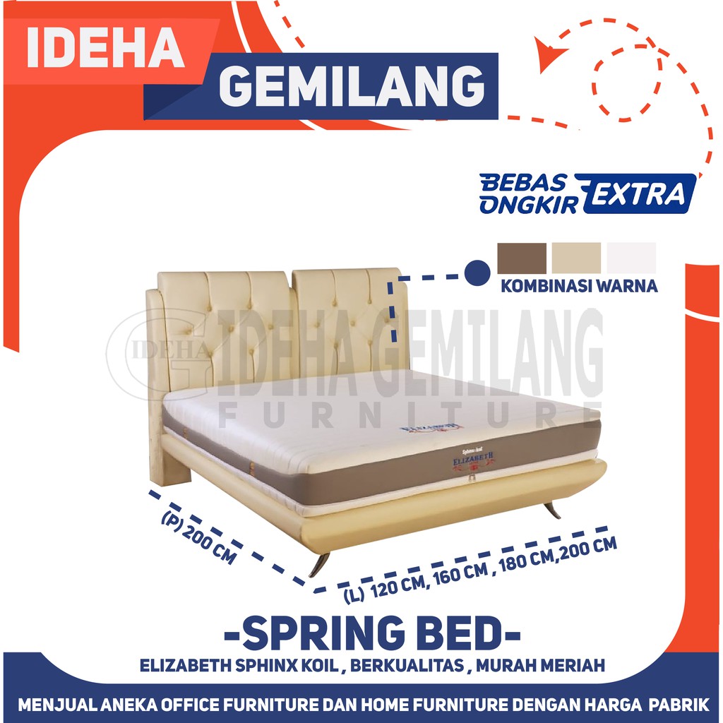 Spring Bed Elizabeth Sphinx Koil