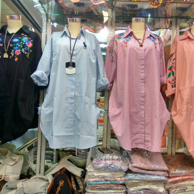 tunik katun bordir
