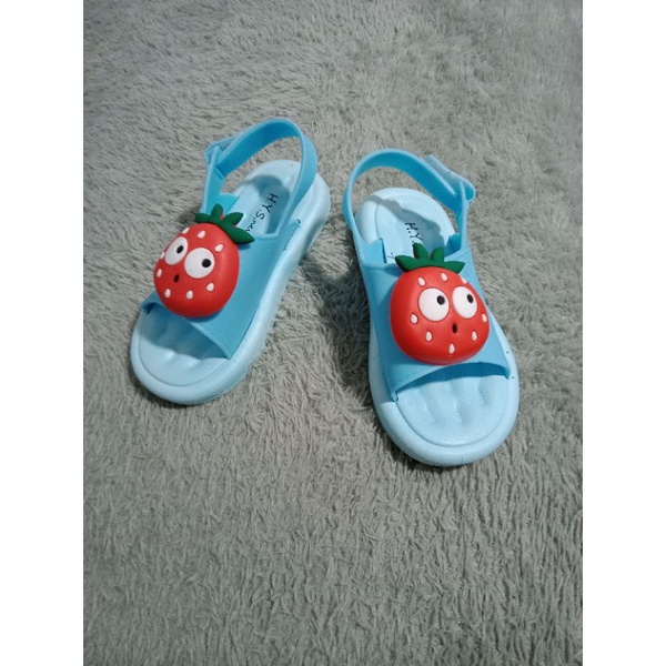 Sandal Anak Karakter Buah Sandal Anak Lucu Sandal Karet Anak Sandak Motif Buah