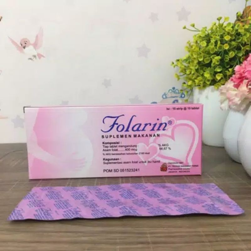 folarin asam folat 400 mcg harga/box isi 10 strip 100 tablet termurah sejagat raya 1 miliyar persen