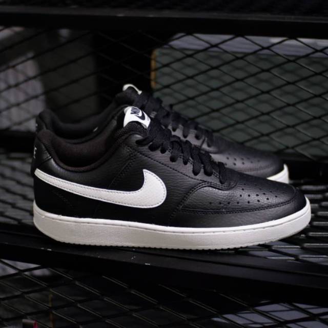NIKE COURT VISION BLACK WHITE