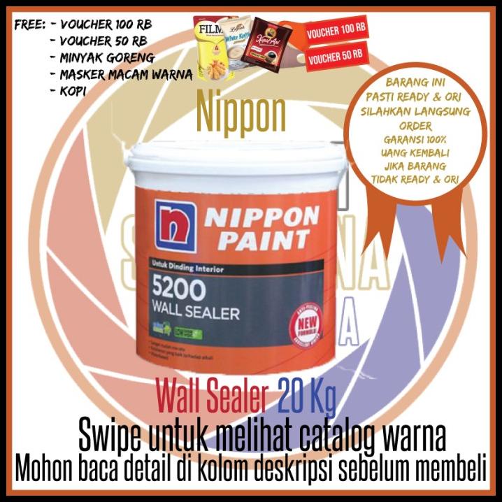 Nippon Wall Sealer 5200 20 Kg / Cat Dasar Nippon Paint Galon