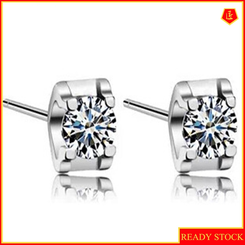 [Ready Stock]Personalized Fashion Charming Silver Stud Earrings