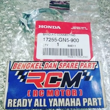 KLEM PENGAIT KANCINGAN BAND CONNECT TUBE KARET FILTER ASTREA GRAND PRIMA WIN SUPRA ORI 17255-GN5-900