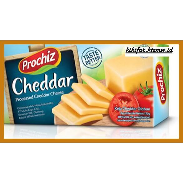 

Ujekujek- Cheese Keju Cheddar Prochiz Premium 170 Gr -Original.