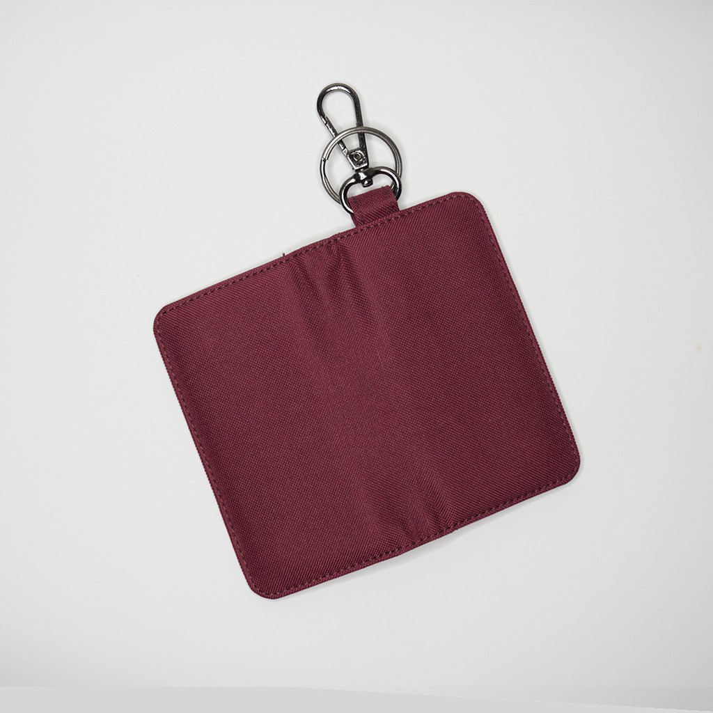 Gantungan Kunci Mobil Motor / Keychain / Dompet STNK Slim / Warna Maroon - UGDK0012