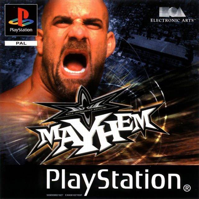 WCW Mayhem - Kaset ps1