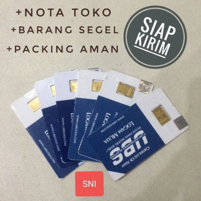 LOGAM MULIA EMAS UBS 1 GRAM | 0.5 GRAM | 2 GRAM