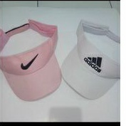 Bundling Topi Golf Nike Pink Adidass Putih, Fashion Wanita, perlengkapan Olahraga, Aerobik, senam, jogging