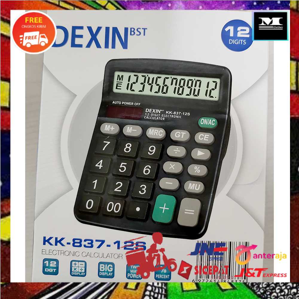 

Kalkulator Elektronik 12 Digit