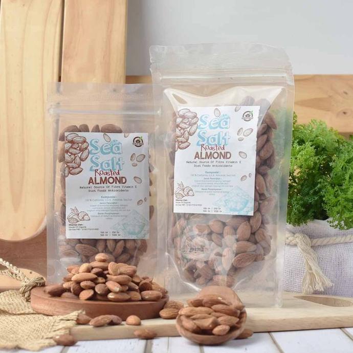 

Harap Baca Deskripsi Sebelum Order Sea Salt Roasted Almond (Panggang) 100 Gr