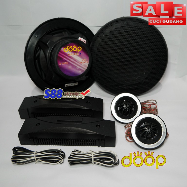 Speaker Split 2-Way Doop DP-62 + Pasif X-Over On Sale...Cuci Gudang...