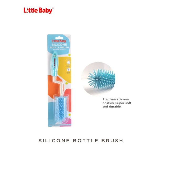 LITTLE BABY Silicone Bottle Brush Sikat Botol Susu Bayi Silikon