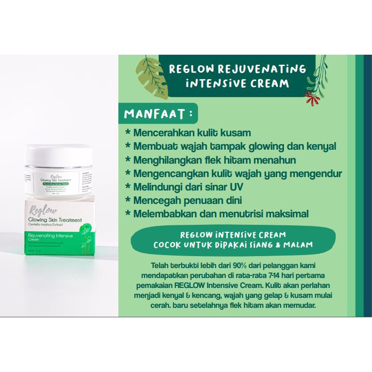 Reglow Skincare Original Cream Pemutih Wajah Original Perawatan Pemutih Wajah BPOM