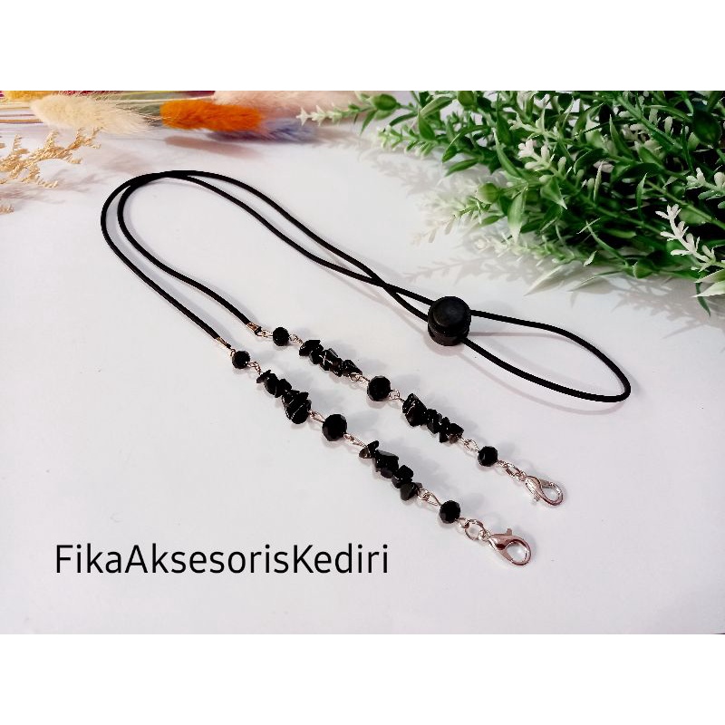 Strap Masker 2in1 Batu Pecah / Strap masker mewah