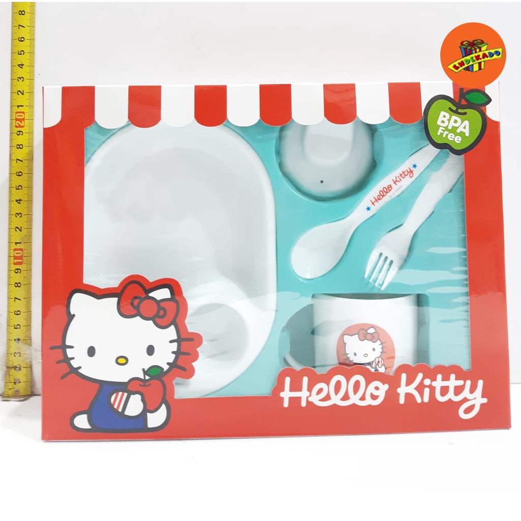 MAKASSAR! BUNNY FEEDING SET HELLO KITTY HKT-LB104 - Baby Gift Set