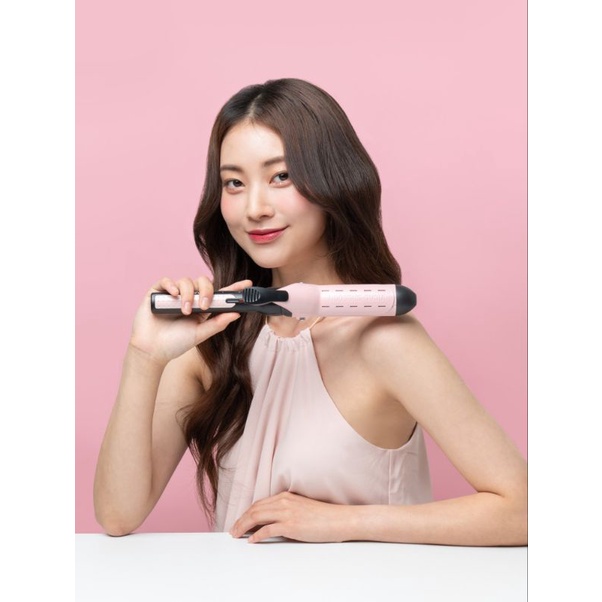 VS Sassoon Tourmaline Ceramic Glam Wave 25mm 32mm 38mm Pink Catokan Korea Klitong Wave Vidan Sassoon Hair Iron