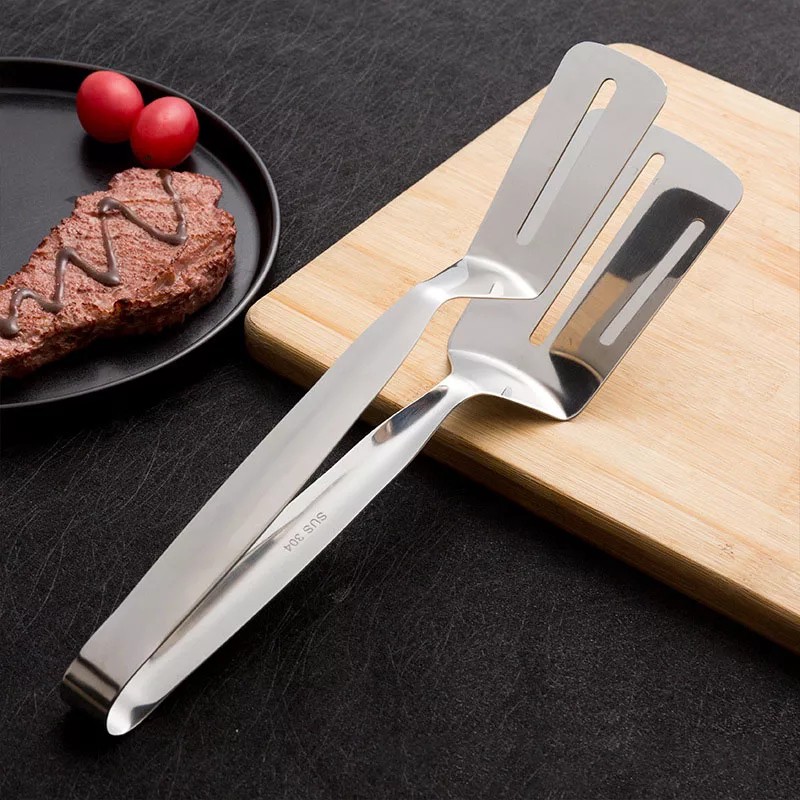 Jepitan Gorengan / Capit Makanan Stainless 201 Model Klip / Klip Barbeque Stainless 201