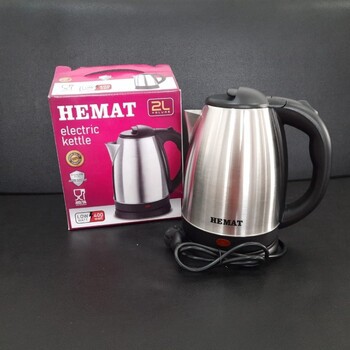 Mug Listrik Stainlees/Teko Pemanas Air Listrik Otomatis 2Lt HEMAT TOP***