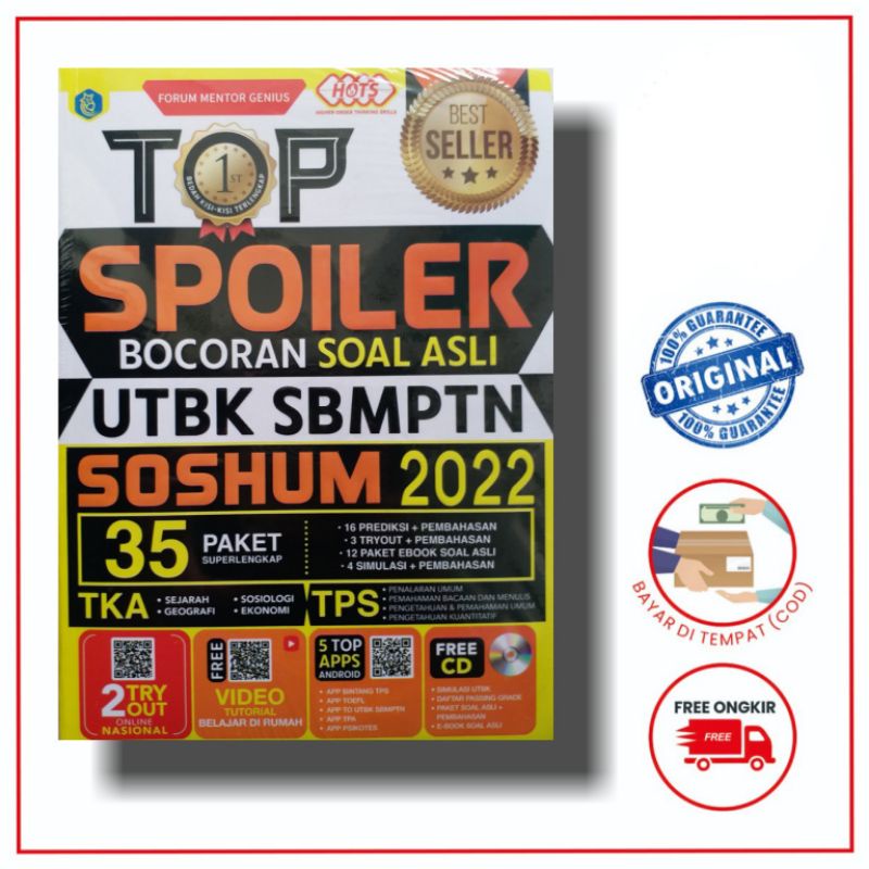 TOP SPOILER BOCORAN SOAL ASLI UTBK SBMPTN SOSHUM 2022
