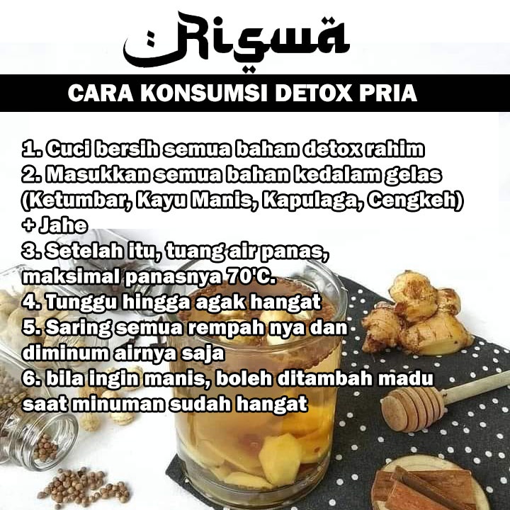 JSR Detox Wanita Obat Pelancar Haid Jamu Detox Rahim JSR Detok Zaidul Akbar Promil Pereda Nyeri