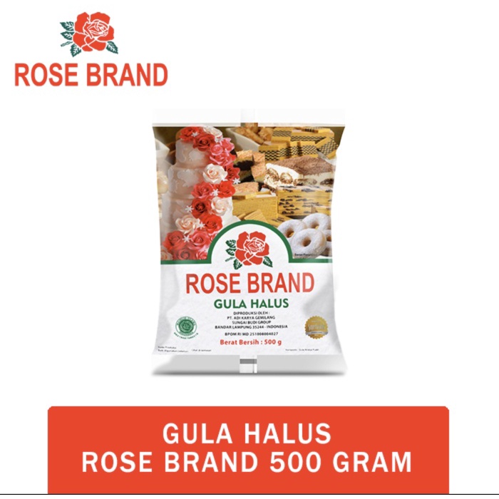 

Rose Brand Gula Halus 500 gr (1 dos isi 20 pc x 500 gr)