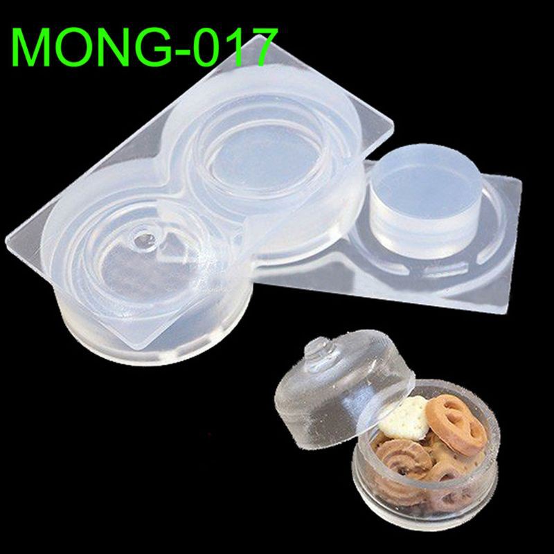 Glitter Small Hollow Storage Box With Lid Resin Silicone Mold Epoxy Resin Jewelry Tools