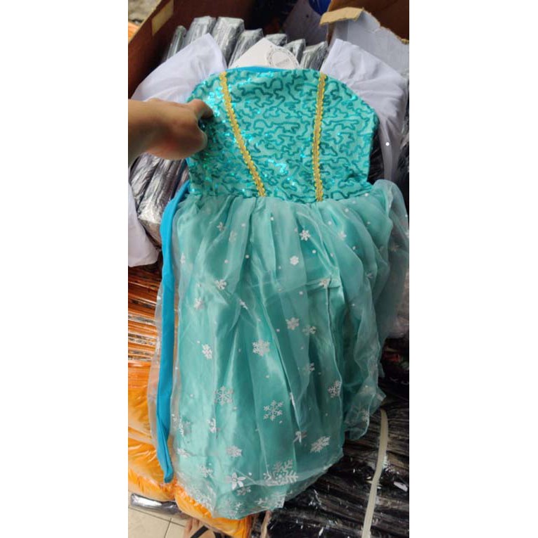 Princess Anna Elsa Frozen Dress Costume | Baju Kostum Putri Anak_Cerianti