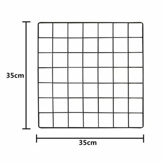 Jual Segi Black Grid Wire Wall Mesh P X Dekorasi Hiasan Dinding Kamar Shopee Indonesia