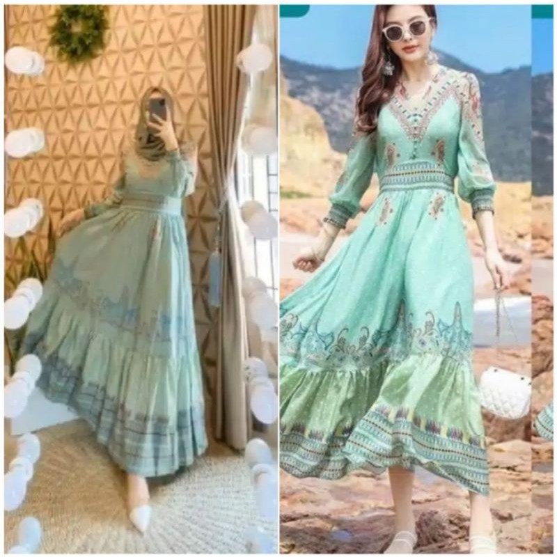 DRESS WANITA BANGKOK AMORA ORI SOIRA