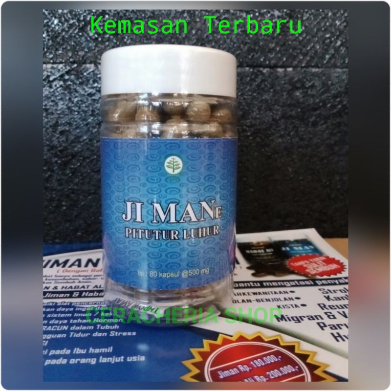 Obat kapsul jamu herbal JIMAN, JI MAN, HABAT ALI