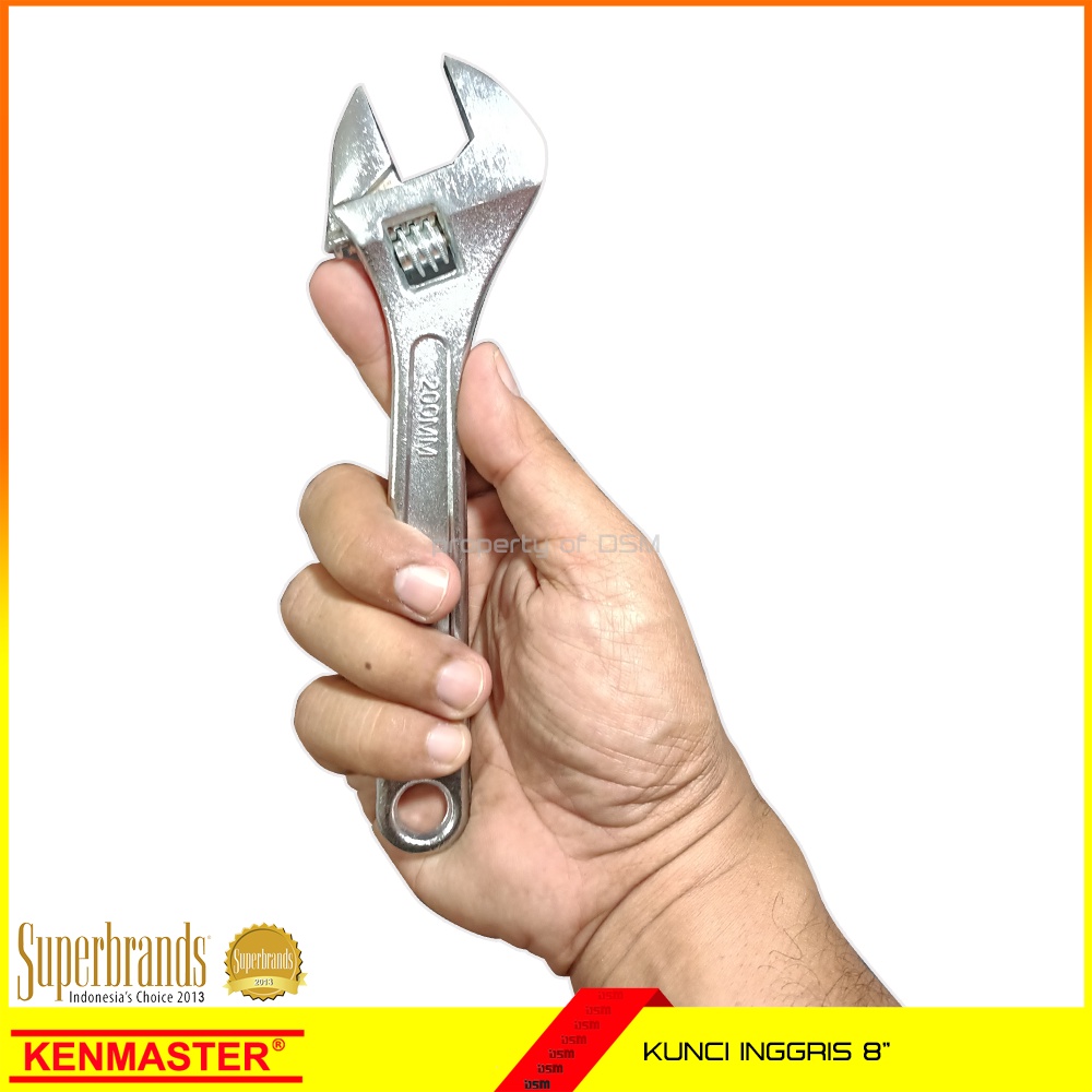 Kenmaster Kunci Inggris 8&quot; / Adjustable Wrench