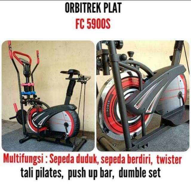 ALAT OLAHRAGA FITNES SEPEDA ORBITRACK PLAT FC 4900S