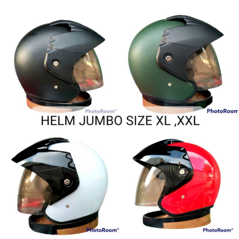 HELM JUMBO/SIZE BESAR XL , XXL ORIGINAL PABRIKAN, HELM SEPEDA MOTOR SNI