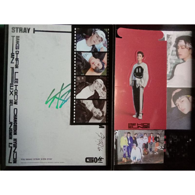 Album Only Go Live Limited Lim Stray Kids SKZ (Include Photobook, CD, Lyrics Poster, Standee Seungmi